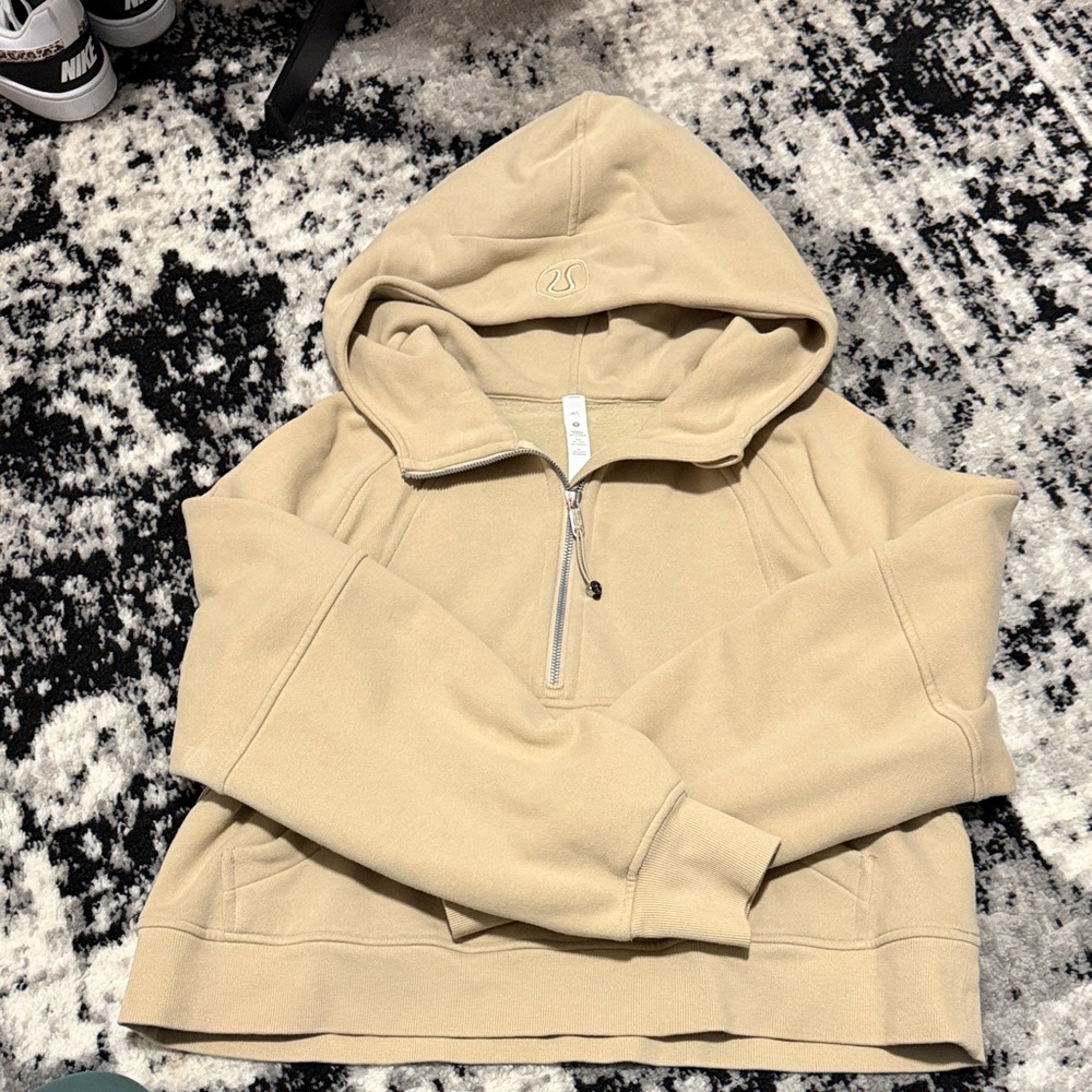 Lululemon Athletica Tan Zip-Up Hoodie